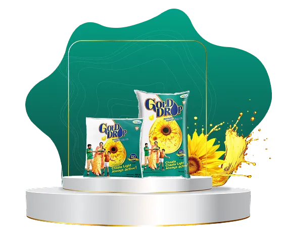 Gold Drop Sunflower Oil Pouches